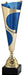Gold/ Blue Metal Mesh Trophy Cup
