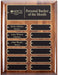 Walnut Piano Finish Perpetual Plaque