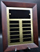12 Plate Cherry Finish Perpetual Plaque