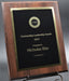Economy PB Plaque with Black Background and Gold Engraving