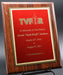 Textured-Gold Red Plaque