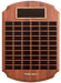 14" x 20" American Walnut 60 Plate Perpetual Plaque