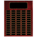 Rosewood Piano Finish 60 Plate Perpetual Plaque