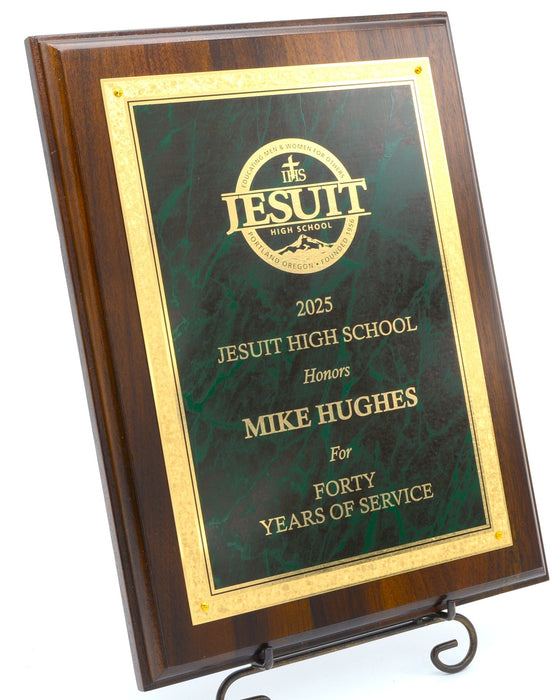 Green Florentine Plaque