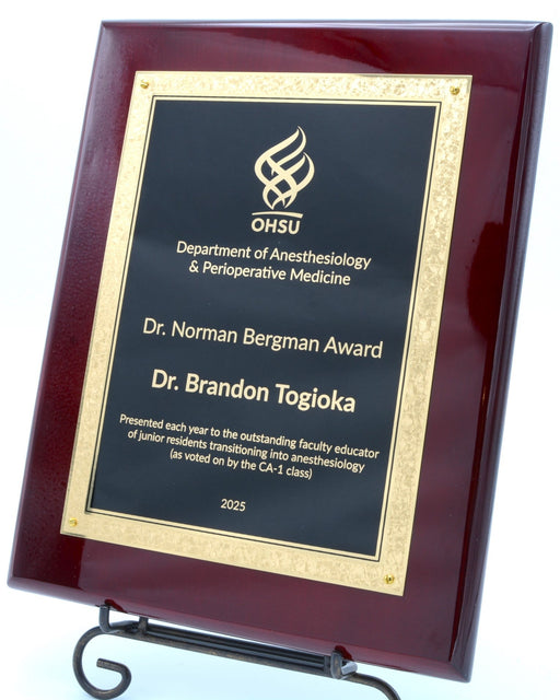 Black Florentine Designer Plaque