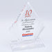 Flair Clear Acrylic Award on Base