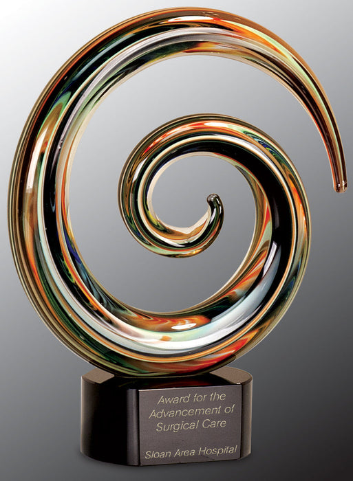 Swirl Art Glass Award