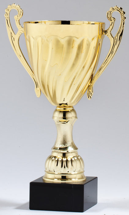 Gold Swirl Trophy Cup