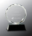 Round Faceted Edges Crystal Award