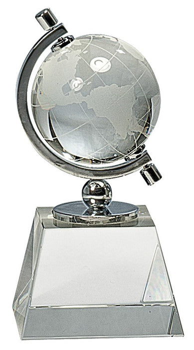 Spin Globe - Crystal Award