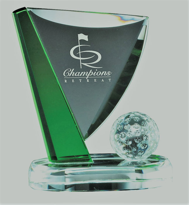 Crystal Golf Ball at Pin Award