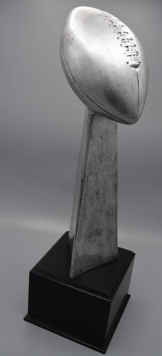Antique Silver Championship Football Trophy