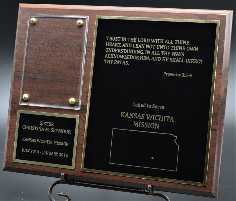 Traditional Missionary Value Plaque