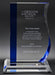 Classy Glass Blue WAVE Award