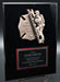 Firefighter Protect and Serve Black Piano Plaque