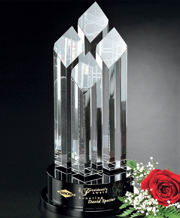 Diamond Tiara Crystal Award