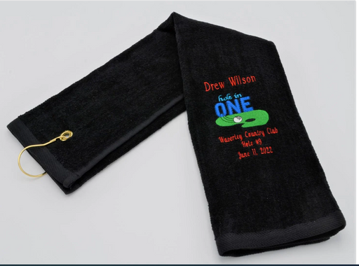 Golf Hole-in-One Sports Towel - Embroidered