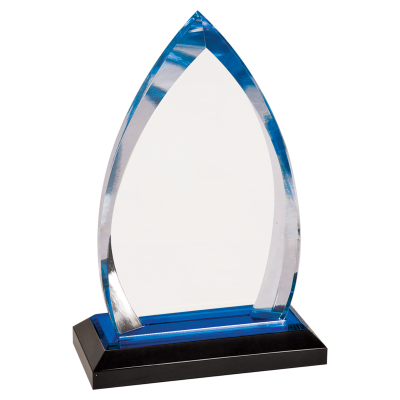 Spear Blue Impress Acrylic Award