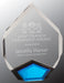 Blue Diamond Marquis Acrylic Award
