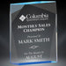 Blue or Gold Spectra Prism Acrylic Award