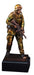 Military resin Standing Trophy with rifle down