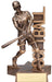 Softball Female Figure Trophy with Sport Name vertically