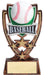 Four Star Baseball Colored Resin Trophy